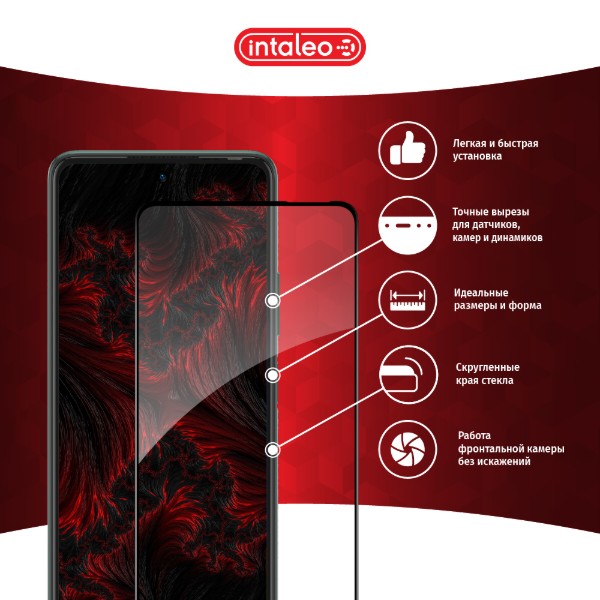 Фото - Захисне скло для смартфону Intaleo Full Glue for Tecno Pop 5 LTE (1283126535376)