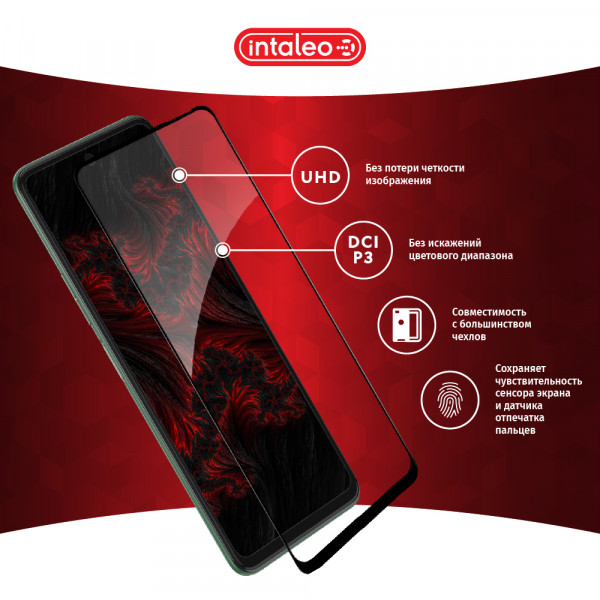 Фото - Захисне скло для смартфону Intaleo Full Glue for Tecno Spark Go 2022 (1283126542329)