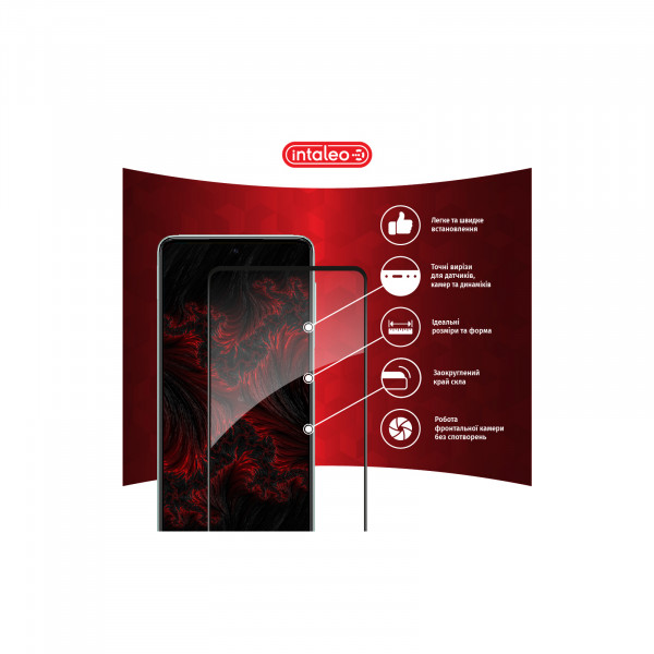 Фото - Захисне скло для смартфона Intaleo Full Glue for Samsung M53 5G Black (1283126524301)