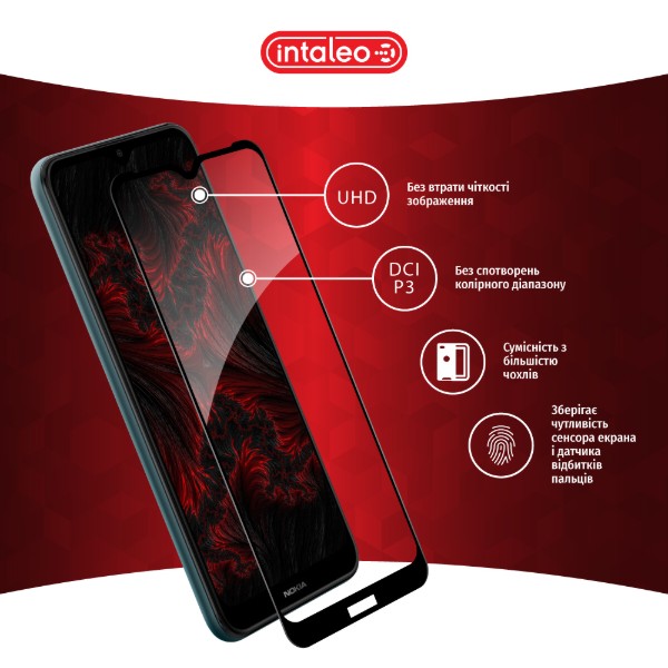 Фото - Захисне скло для смартфону Intaleo Full Glue for Nokia C30 4G (1283126528828)