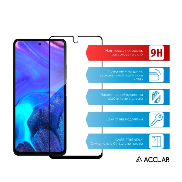 Фото - Захисне скло для смартфону ACCLAB Full Glue for Infinix Note 10 Pro 2022 (1283126535017)
