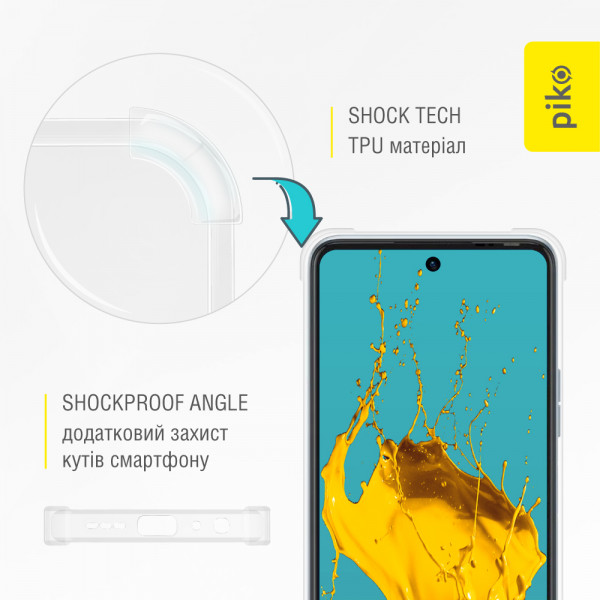 Фото - Чохол для смартфону Piko Shockproof for Tecno Camon 17 Pro (1283126555251)