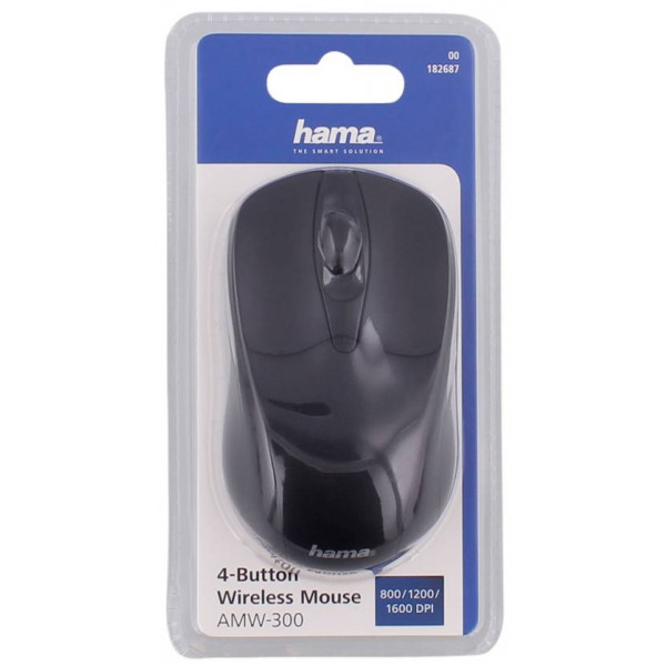 Фото - Миша бездротова Hama AMW-300 Black