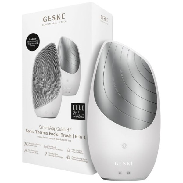 Фото - Щетка для чистки лица GESKE Sonic Thermo Facial Brush 6 в 1 (GK000007WH01)