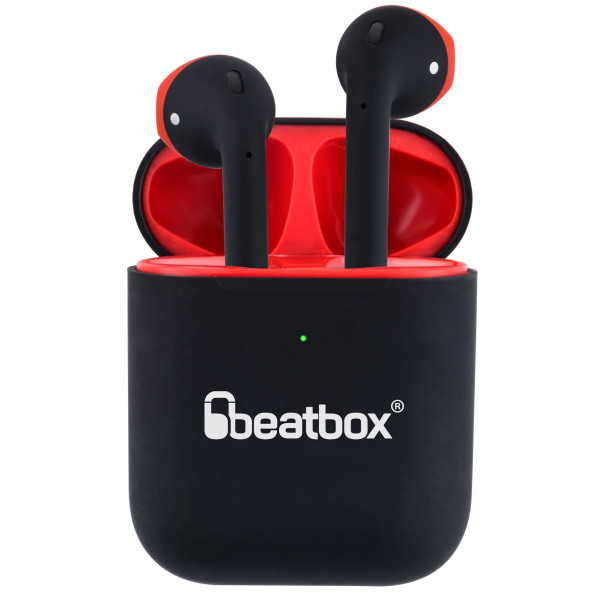 Фото - Навушники вкладиші бездротові TWS BeatBox PODS AIR 2 Wireless charging black-red (bbpair2wcbr)