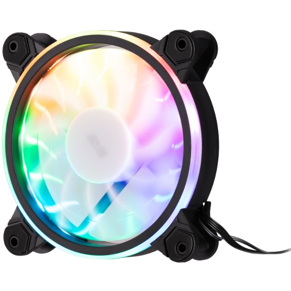 Фото - Корпусний вентилятор 2E GAMING Air Cool Black (ACF1206-ARGB)