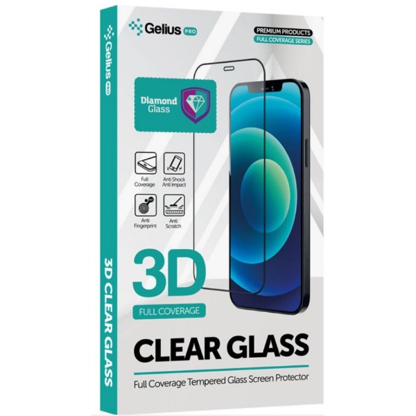 Фото - Защитное стекло для смартфона Gelius Pro 3D Diamond for iPhone 15 Pro Black (99284) Фото - Защитное стекло для смартфона Gelius Pro 3D Diamond for iPhone 15 Pro Black (99284)