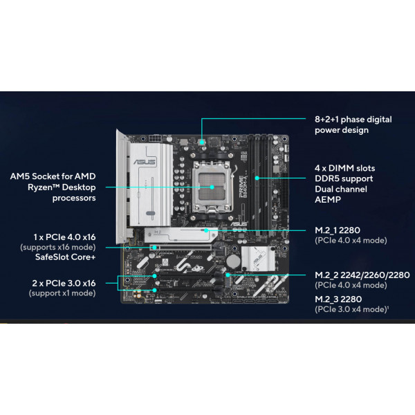 Фото - Материнська плата Asus PRIME B840M-A-CSM