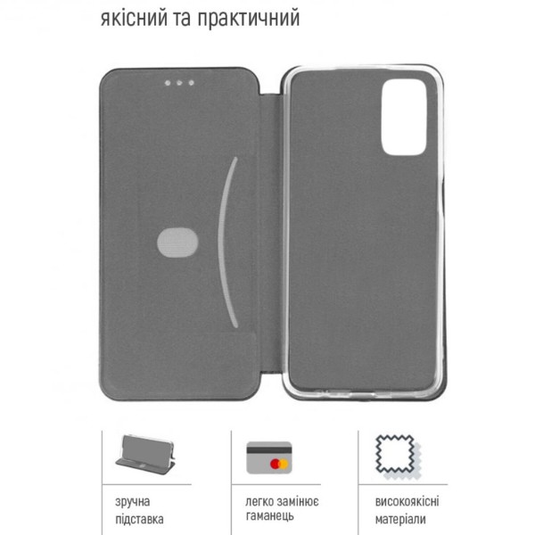 Фото - Чохол для смартфону Colorway Simple Book for Motorola G55 Black (CW-CSBMG55-BK)