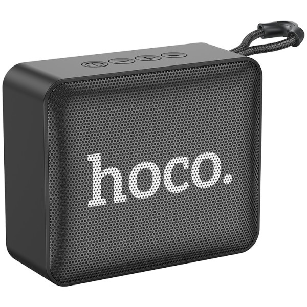 Фото - Портативна акустика HOCO BS51 Gold brick sports BT speaker Black (6931474780737)