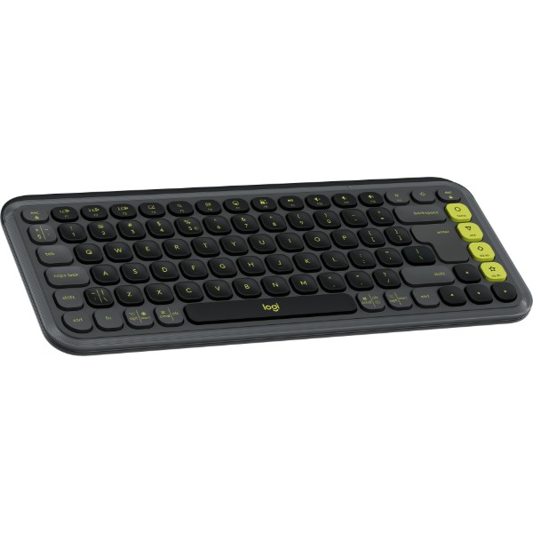 Фото - Клавіатура бездротова Logitech POP Icon Keys Graphite UKR (920-013157)