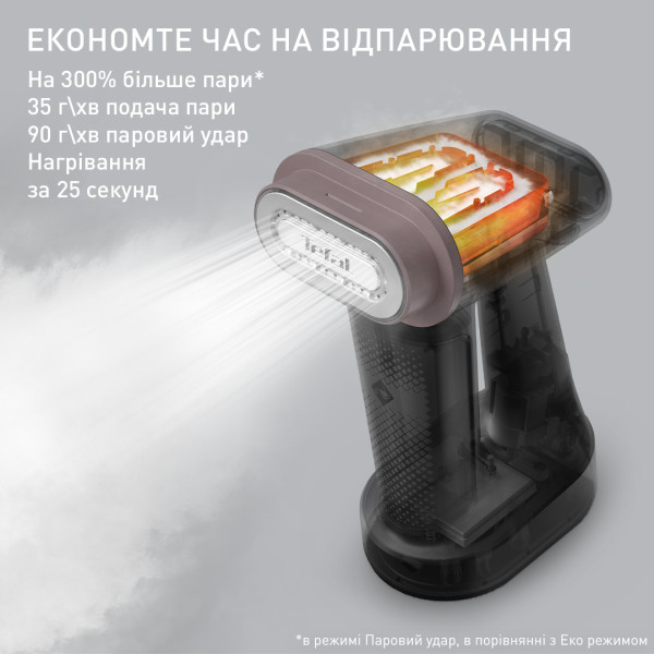 Фото - Вертикальный отпариватель ручной Tefal DT8765E0 PURE FORCE 3IN1