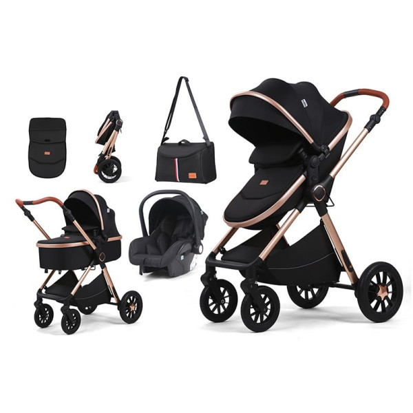 Фото - Коляска универсальная 2 в 1 Kidilo H2D (Black)