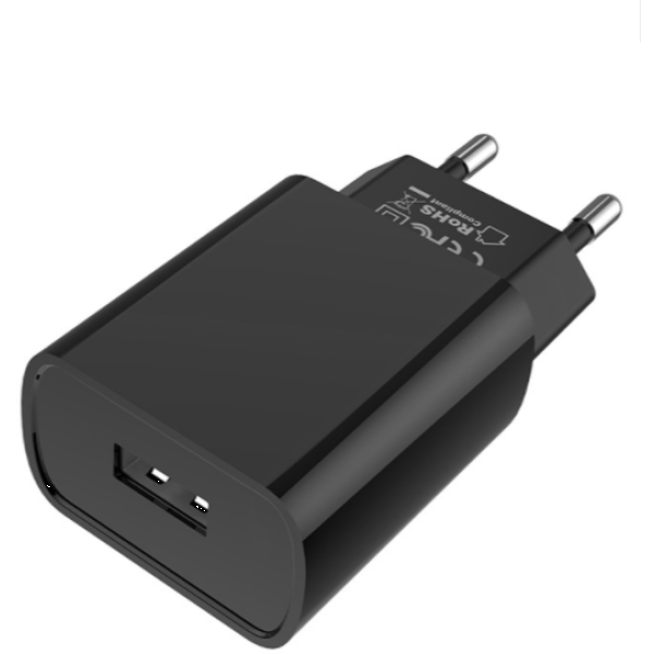 Фото - Мережевий зарядний пристрій BOROFONE BA20A Sharp single port charger 10.5W Black (6931474702081)