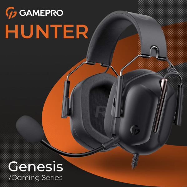 Фото - Гарнітура дротова ігрова GamePro Genesis Hunter (HS1350B)