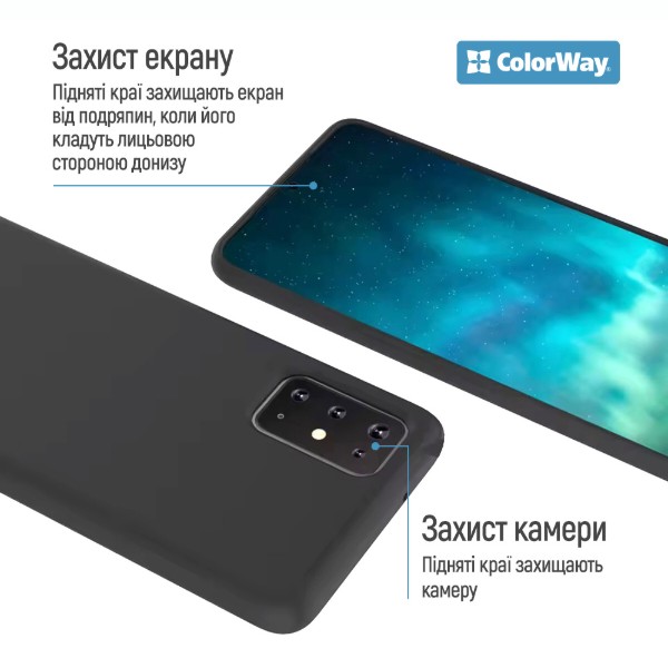 Фото - Чехол для смартфона Colorway TPU matt for Motorola G06/G06 Power, black (CW-CTMMG06P-BK)