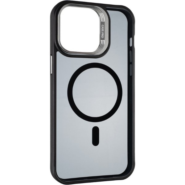 Фото - Чохол для смартфону Gelius Elegant Bumper Case Camera stand MagSafe for iPhone 15 Pro Black (98620)