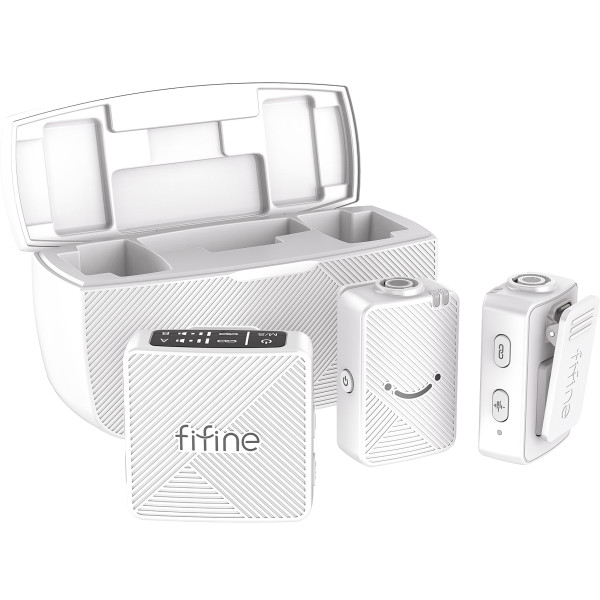 Фото - Мікрофон для смартфона Fifine M9W White