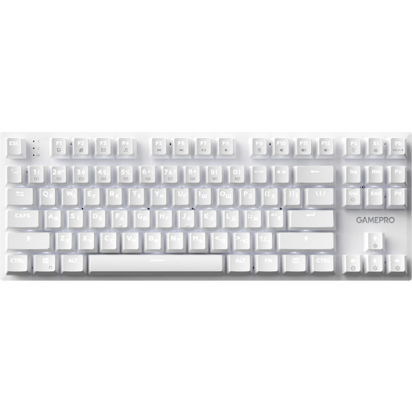 Фото - Клавіатура дротова GamePro Genesis Joker Outemu Red Swithes USB White (MK124W)