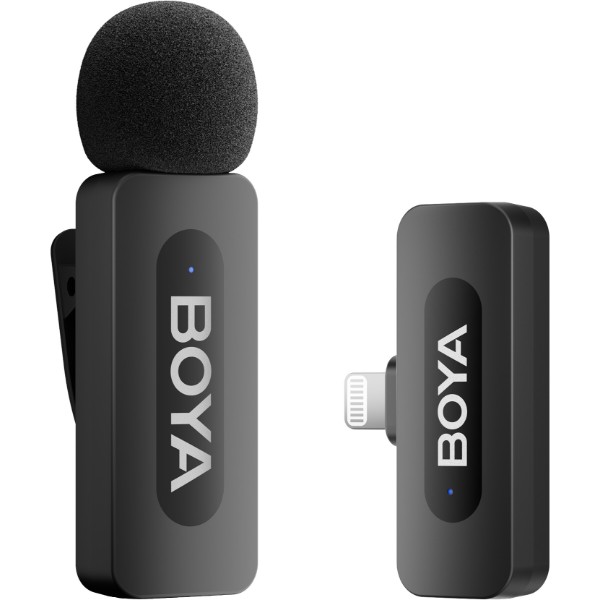 Фото - Мікрофон для смартфона Boya BY-V1 Lightning Black Фото - Мікрофон для смартфона Boya BY-V1 Lightning Black