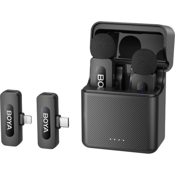 Фото - Микрофон для смартфона Boya BY-V3 combo Type-C/Lightning Black