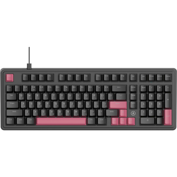 Фото - Клавіатура дротова ігрова Ajazz AK980 Red switches Black Red (AK980-R-BR)