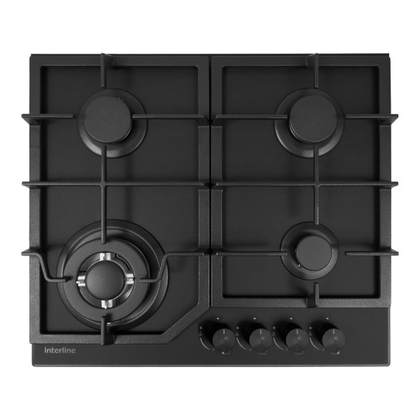 Фото - Варильна поверхня газова Interline HGG 760 FGT BA Nano Matte