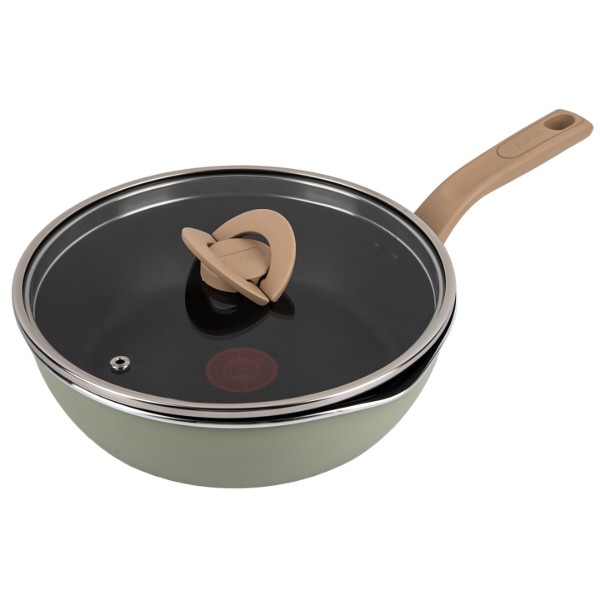 Фото - Сковорода универсальная Tefal G1748704 24 см (2,6 л), оливковая с кр