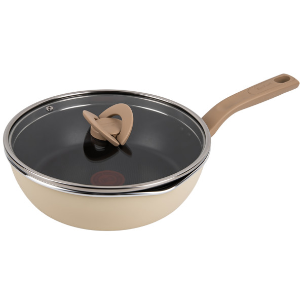 Фото - Сковорода універсальна Tefal G1678704 24 см (2,6 л), бежева з кр