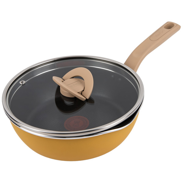 Фото - Сковорода универсальная Tefal G1808604 22 см (2,2 л), жёлтая с кр