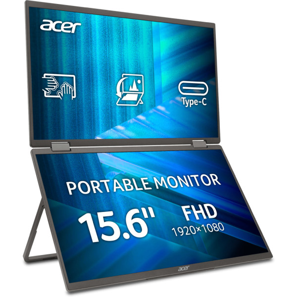 Фото - Монитор Acer Dual Portable PD163QTbmiuux (UM.ZP3EE.011)