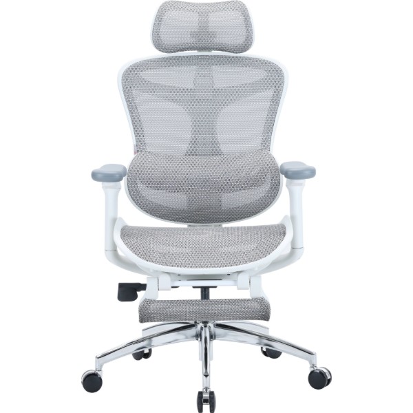 Фото - Крісло офісне Sihoo DORO C300L Mesh White with footrest (DORO-C300L-A3-102-JT)