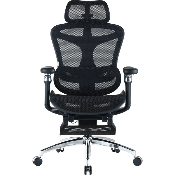 Фото - Крісло офісне Sihoo DORO C300 Pro Mesh Black with footrest (DORO-C300-PRO-M101-JT)