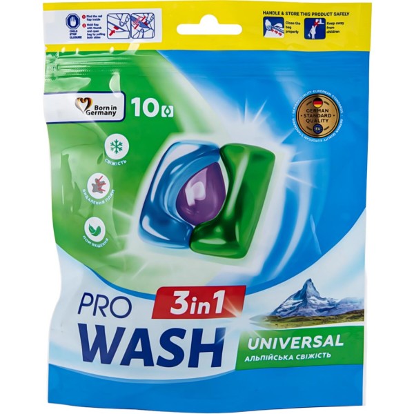 Фото - Капсулы для стирки ProWash Альпийская свежесть 10 шт