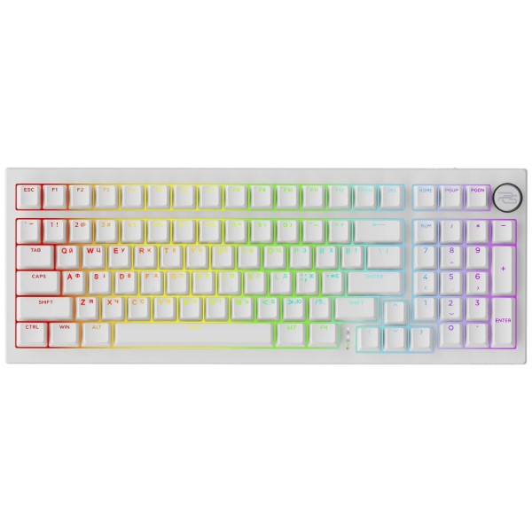 Фото - Клавіатура бездротова ігрова Proove Gaming Slicker Special Edition (Ukraine Layout) white (WKSLSE022402)