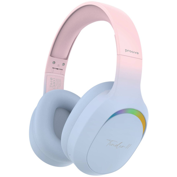 Фото - Наушники накладные беспроводные Proove Tender 2 (APP) blue/pink (HPTR2001AP08)