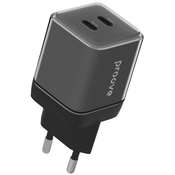 Фото - Сетевое зарядное устройство Proove Pure GaN Max 67W (Type-C + Type-C) Black (WCPU67022201) Фото - Сетевое зарядное устройство Proove Pure GaN Max 67W (Type-C + Type-C) Black (WCPU67022201)