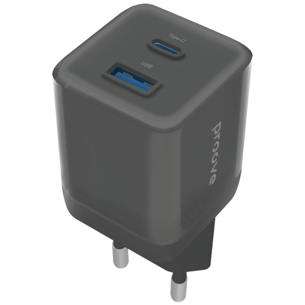 Фото - Сетевое зарядное устройство Proove Pure GaN Plus 30W Type-C + USB black (WCPU30111201)