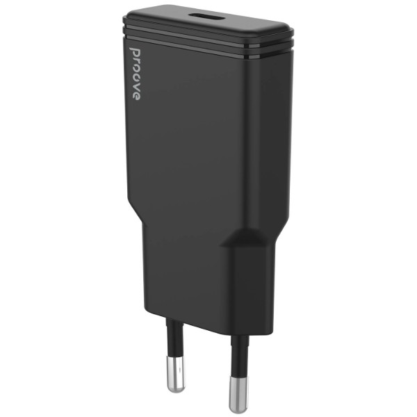 Фото - Мережевий зарядний пристрій Proove Slender 20W (Type-C) black (WCSS20010001) Фото - Мережевий зарядний пристрій Proove Slender 20W (Type-C) black (WCSS20010001)
