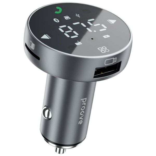 Фото - FM модулятор Proove FM Launcher Sound Sync 30W (PD+QC3.0) Type-C+USB Фото - FM модулятор Proove FM Launcher Sound Sync 30W (PD+QC3.0) Type-C+USB