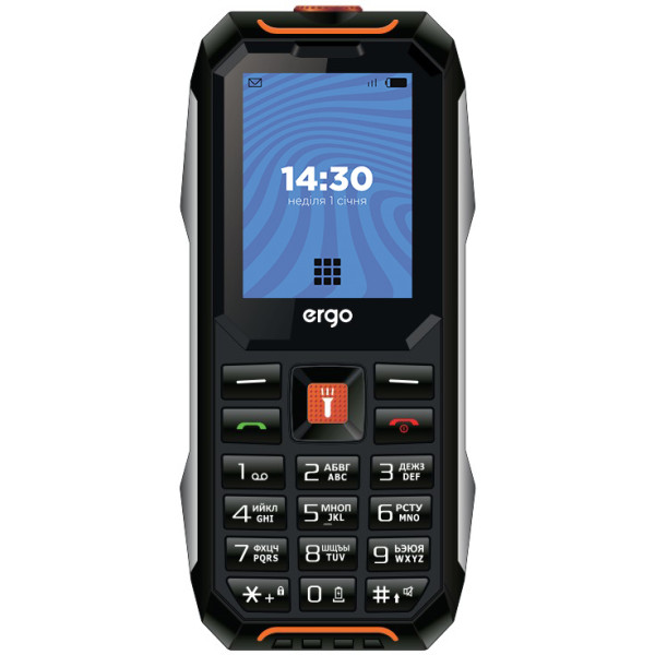 Фото - Мобильный телефон Ergo E182 Dual Sim Black Orange