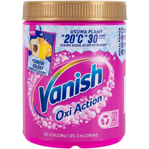 Фото - Засіб для видалення плям Vanish Oxi Action для виведення плям 970 г
