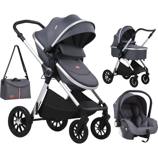 Фото - Коляска универсальная 2 в 1 Kidilo H2D (Grey)
