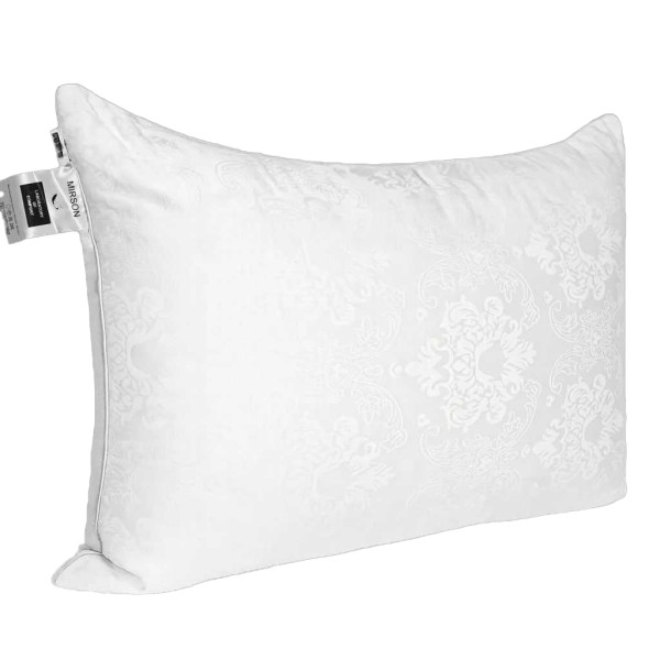 Фото - Подушка стандартная MirSon №15-12 Ferrero Silk Kapok White высокая 70х70 (2200011164441)