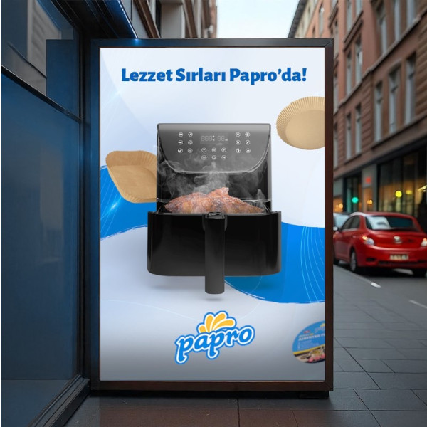Фото - Пергамент для аэрогриля Papro 16(20)х4.5 см 50 шт. (квадрат №16)