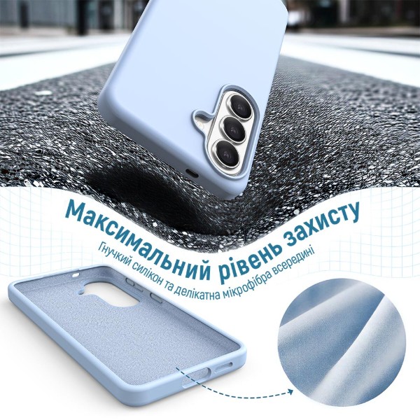 Фото - Чехол для смартфона Colorway Liquid Silicone for Samsung Galaxy A27, lavender (CW-CLSSGA276-LV)