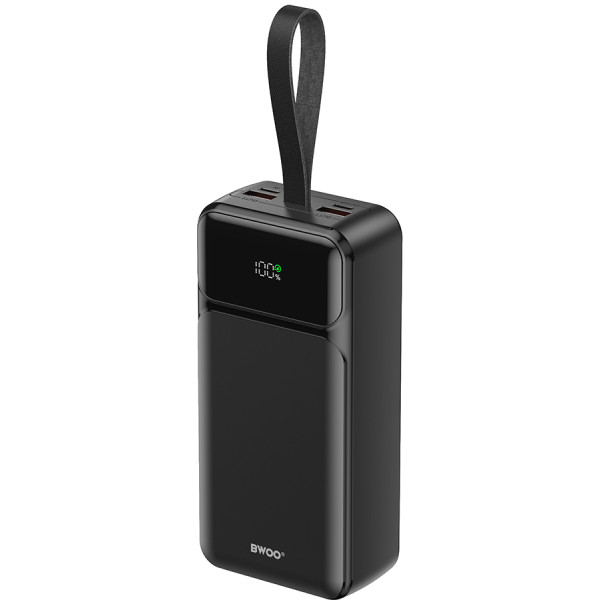 Фото - Батарея мобільна BWOO 65W power bank 30000 mAh 2x USB-A, 1 x USB-C with LCD display, black (BO-P66) Фото - Батарея мобільна BWOO 65W power bank 30000 mAh 2x USB-A, 1 x USB-C with LCD display, black (BO-P66)