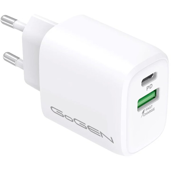 Фото - Сетевое зарядное устройство Gogen 1 x USB-C 20W (GOGACHPDQ220W) Фото - Сетевое зарядное устройство Gogen 1 x USB-C 20W (GOGACHPDQ220W)
