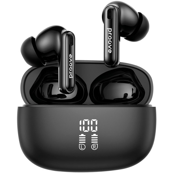 Фото - Наушники вкладыши беспроводные TWS Proove Intro Pro TWS with ANC (APP) obsidian black (TWIP0001AP15)