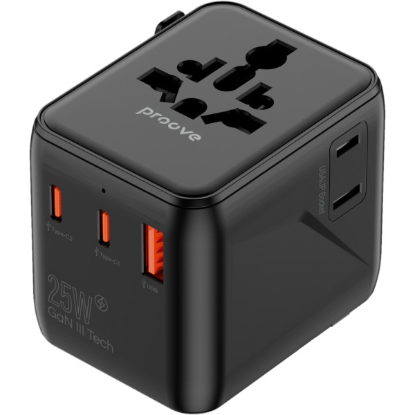 Фото - Сетевое зарядное устройство Proove Trip 25W black (TATL25310001)